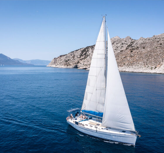 Voilier en Méditerranée, Croatie